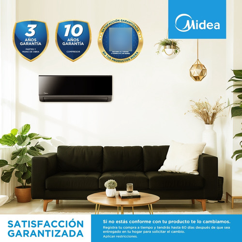 Minisplit Xtreme Midea Inverter Seer 18.4, 2 Ton, Frío Calor