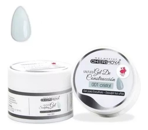 Gel De Construccion Uv/led Cherimoya 30g Uñas Esculpidas