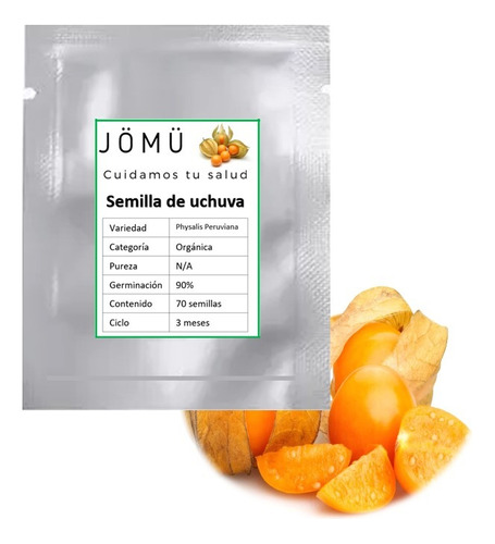 2 Sobres De 70 Semillas C/u De Uchuva Golden Berry Physalis