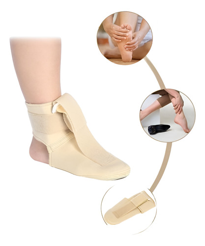 Soporte Nocturno Para Fascitis Plantar Tipo Tobillera
