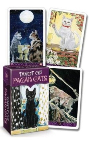 Tarot Of Pagan Cats Mini Deck, de Magdelina Messina. Editorial Llewellyn Publications, tapa blanda en inglés