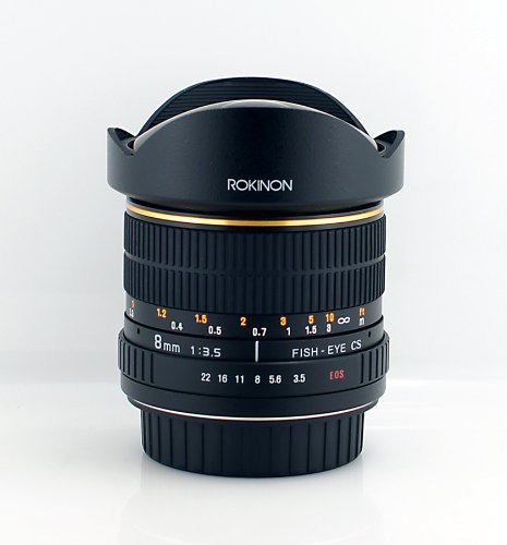 Rokinon Fe8m-c 0.315 In F3.5 Fisheye Lente Fija Para - Negr. Color Negro