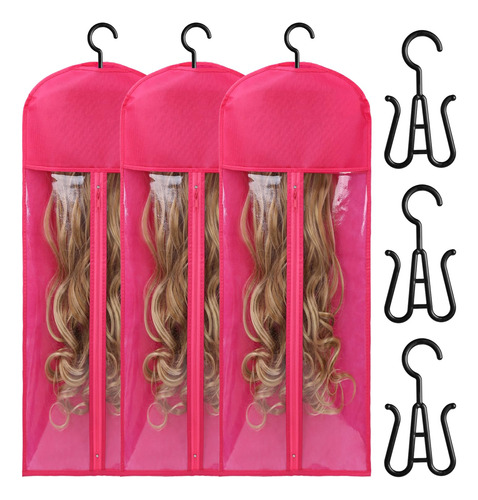 3ps Soporte P Extensiones De Cabello Bolsa De Almacenamiento