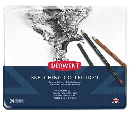Set Premium De Dibujo Derwent Sketching Collection 24 Piezas