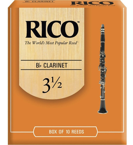 Cañas Daddario Rico Clarinete Nº 3.5 Rca1035