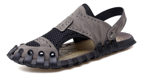 Sandalias Informales Transpirables De Verano For Hombre, De