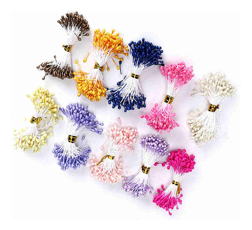 Estambre Artificial, 900 Unidades, Flores Secas, Hechas A Ma