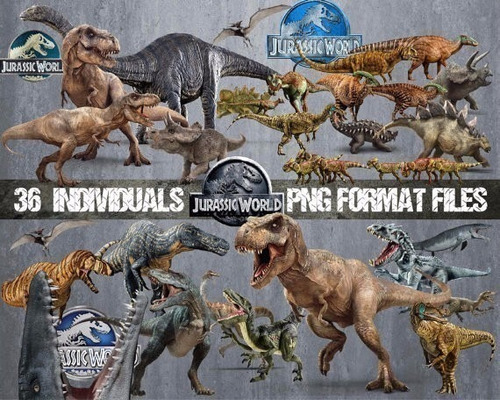 Kit Imprimible  Jurassic World  36  Clipart  Ver Promo