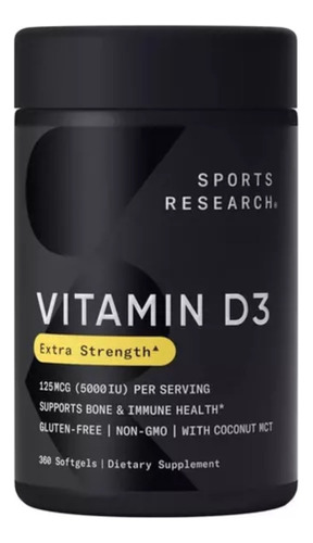 Vitamina D3 Sports Research 360 - Unidad a $464