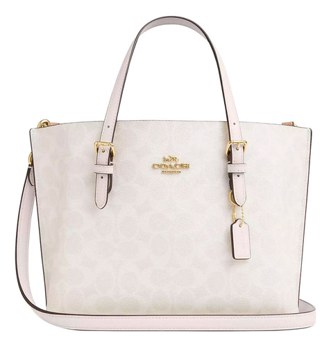 Bolso Coach Mollie Tote 25 Color Blanco