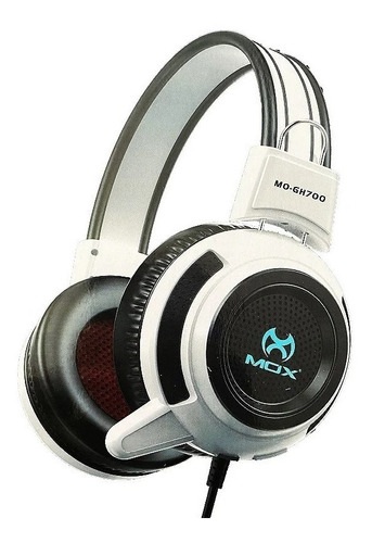 Fone Headset Pc Gamer Xbox Ps4 Com Microfone P2 Mox Gh700 Cor Branco