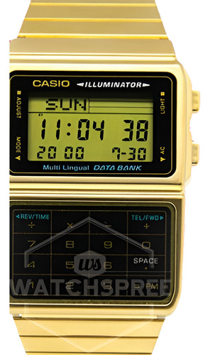 Reloj De Casio Data Bank Dbc611g - 1d