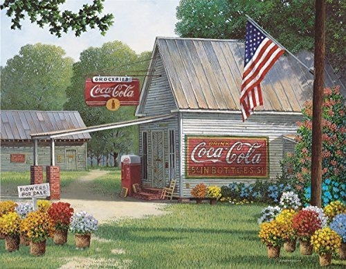 Springbok Puzzles Coca-cola Country General Store Jigsaw Puz