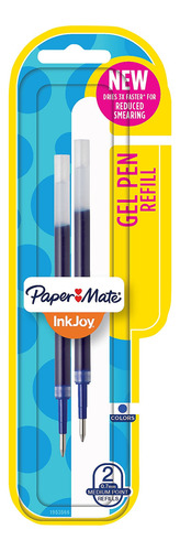 2 Repuesto De Gel Paper Mate Inkjoy , Sharpie S Gel 0.7mm