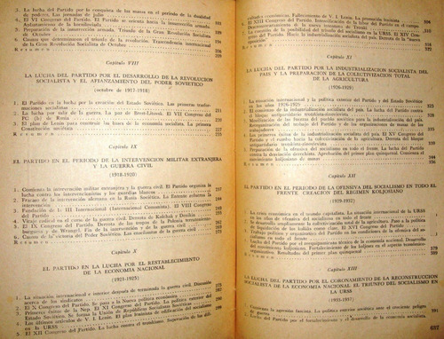 Partido Comunista Historia Ed.anteo 1958 Bolchevismo Stalin (Usado)