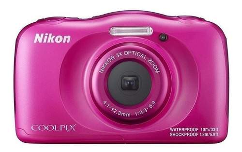 Nikon Coolpix W100 compacta color rosa