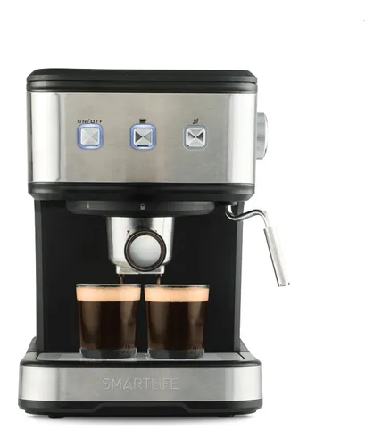 comprar Smartlife Cafetera Expreso Sl-ec8501 2 En 1 20bar. Negra Y Plateada
