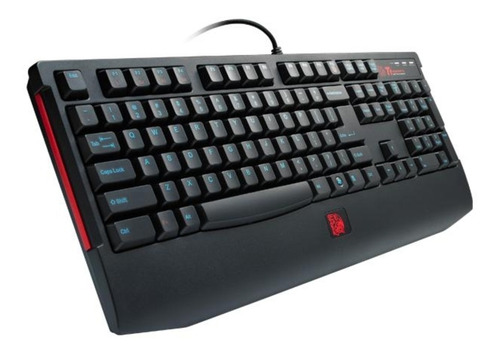 Teclado Gamer Thermaltake Tt Esports Knucker Us Kb-knk008pb Cor de teclado Preto Idioma Inglês US