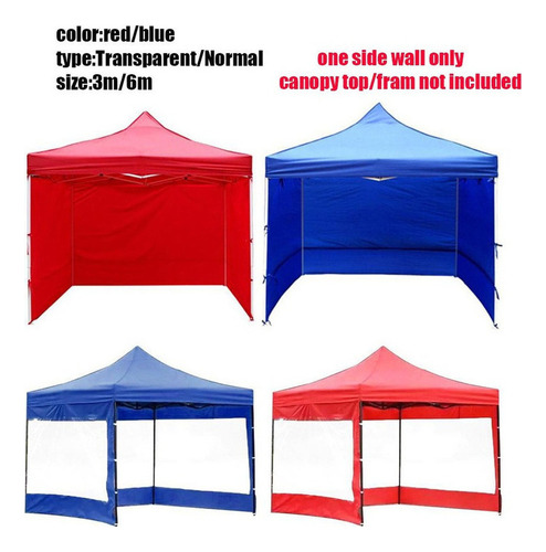 Carpa Impermeable Con Toldo Lateral, Pared Lateral For Marq