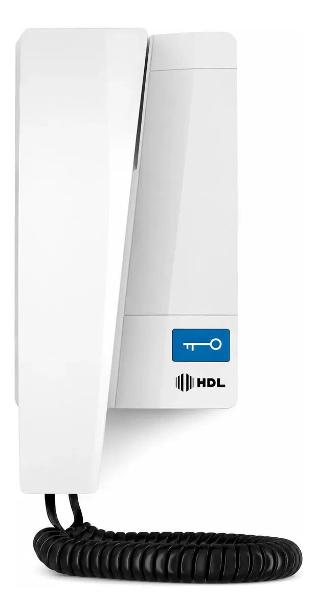 Porteiro Eletrônico HDL Advance Áudio Antivandalismo 1 Botão Branco