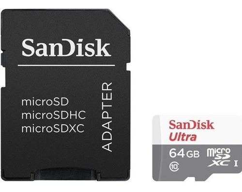 Sandisk Micro Sd 64gb Sdxc 80 Mb/s 533x Fullhd Video Clase10