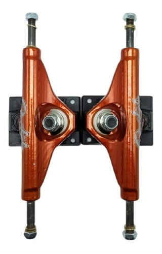 Imagen 3 de 6 de Trucks Para Skate Dater Full Color Ladrillo 139mm