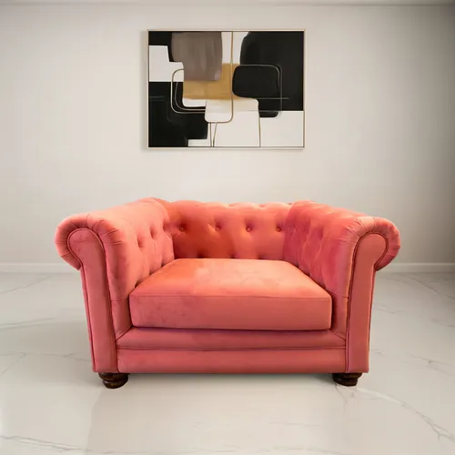 Sofa Florencia 1 Cuerpo Tela Velvet - Latam Home