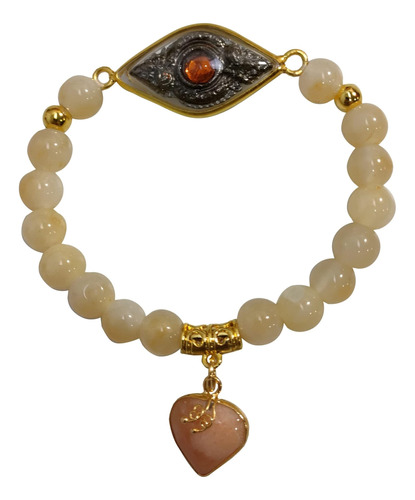 Pulsera Heavens Tvcz Honey Jade Para Mujer, Joyería Tailande