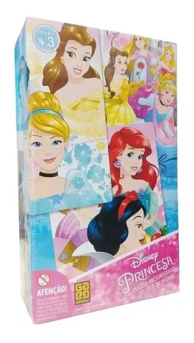 Quebra Cabeça Disney Princesas 100 Pçs Grow Infantil Menina