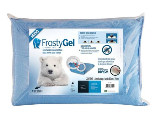 Almohada Fibrasca Frostygel 70cmx50cm