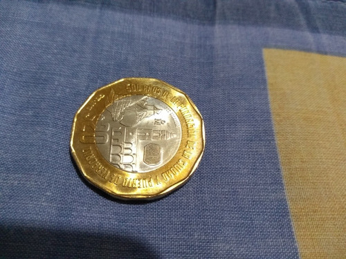 Moneda Conmemorativa 500 Años De La Fundación De Veracruz.