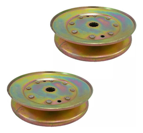 Two 38 48 Mandrel Deck Pulleys 153532 173435 532173435 Cck