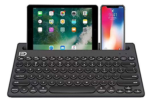 Teclado Inalámbrico Attoe, Doble Canal, Multidispositivo, Un