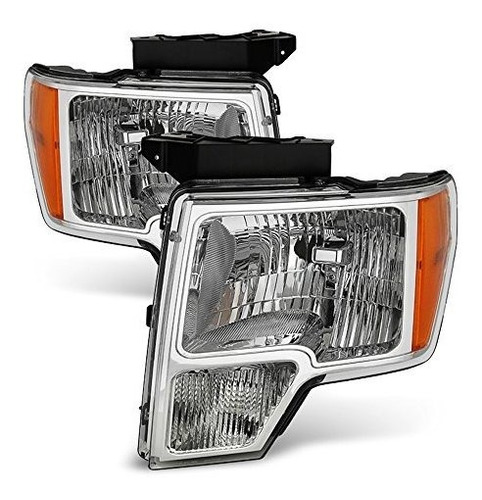 Faro Delantero - Acanii - Para Ford F150 Pickup 2009-2014 Es