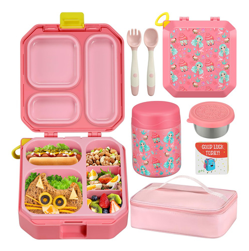 Itslife Lonchera Bento Para Ninos Con Termo De Sopa De 12 On