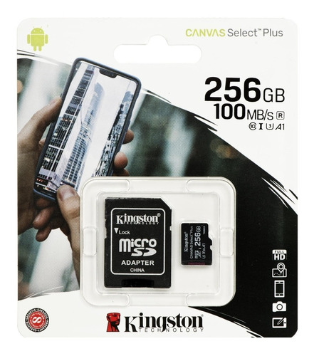 Memoria Micro Sd Kingston Canvas 256gb Nueva