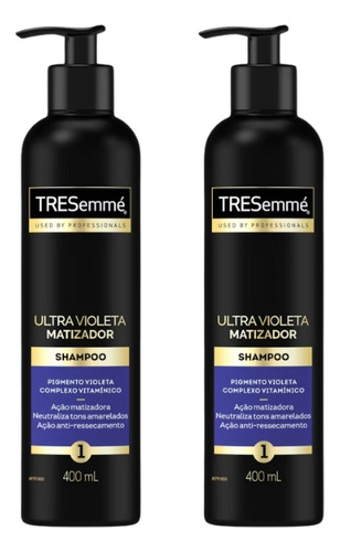 Shampoo Tresemme Ultra Violeta Matizador 400ml - Kit C/2un