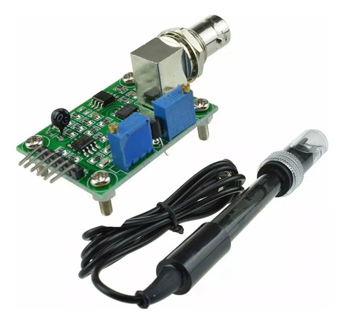 Kit Módulo Sensor De Ph + Sonda De Electrodo Bnc Arduino