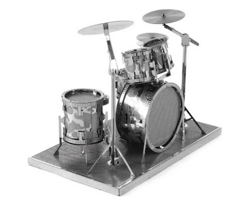 Batería Musical Drumset Rompecabezas Metálicos 3d (Usado)
