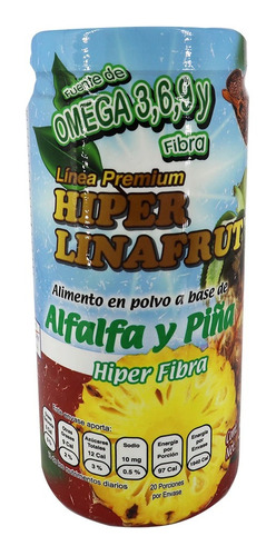 Fibra Hiperlinafrut Piña Alfalfa 500 Grs Hiper Fibra