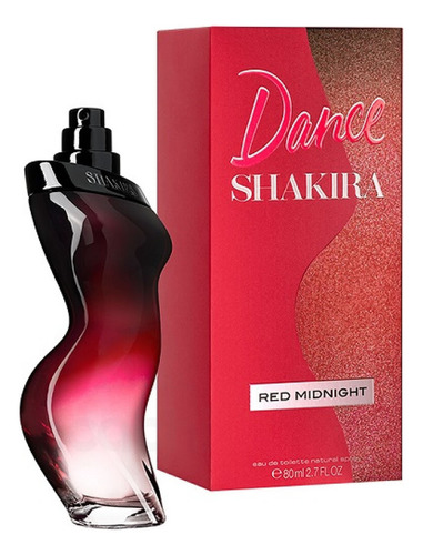 Perfume Shakira Dance Red Midnight Edt 80ml Original