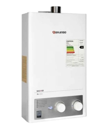 Calefont 10 Litros Tiro Forzado Gas Natural Master Splendid