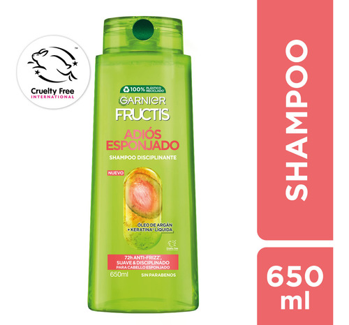  Shampoo Fructis Adiós Esponjado 650 Ml