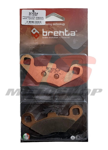 Pastilla Freno Brenta Ft 4157 Polaris Atv Delantera