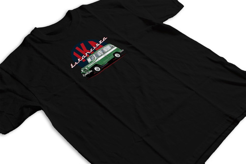 Remera Estanciera Ika Autos Retro Verde