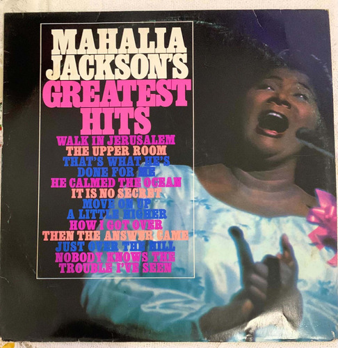 Lp  Vinil Mahalia Jacksons (greatest Hits)