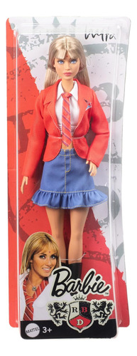 Boneca Barbie Coleção Rbd Mia Rebeldes Com Uniforme Mattel