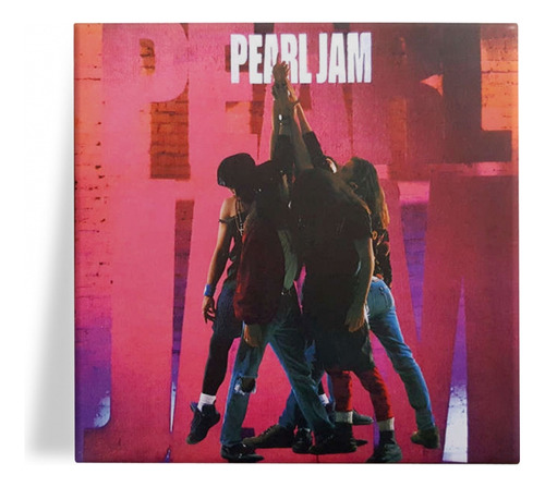 Azulejo Decorativo Pearl Jam Ten 15x15 Cor Vermelho