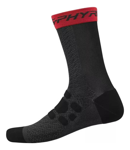 Calcetas S-phyre Talla Xl (45-48) Negrorojo