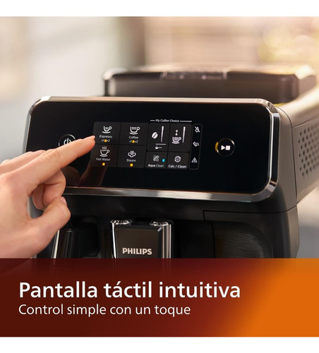 Cafetera Philips Serie 2200 Superautomática Ep2220/10 Negro